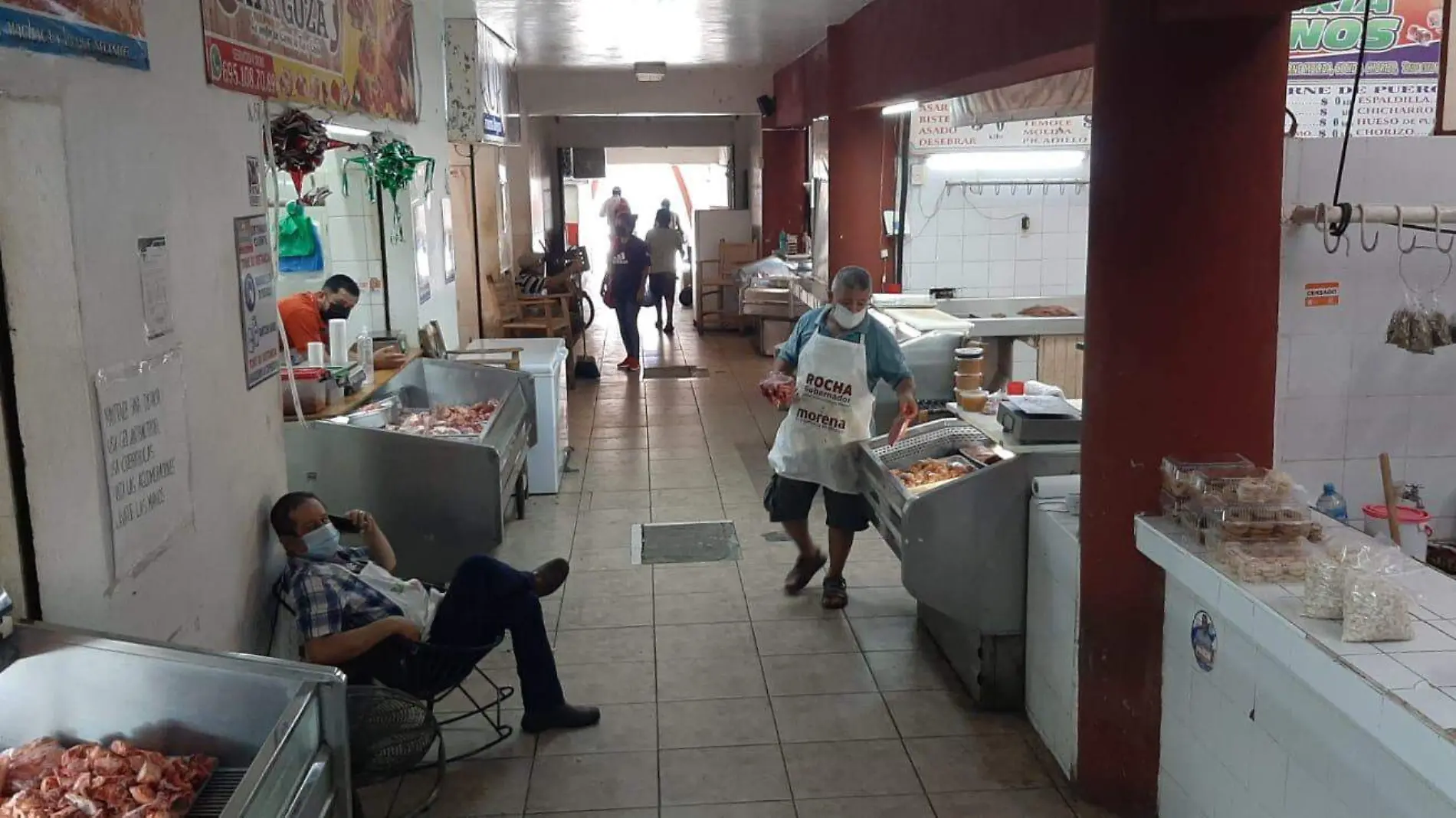 mercado de Escuinapa han bajado por el Covid